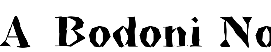 A_Bodoni Nova Brk Bold Schrift Herunterladen Kostenlos